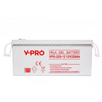 Volt Polska Gel VPRO Solar 12V 220Ah baterija