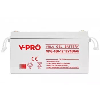 Volt Polska Gel VPRO Solar akumuliatorius 12V 160Ah (6AKUGEL160)