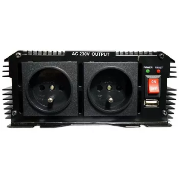 VOLT POLSKA IPS 1700/3400 grynojo sinuso keitiklis 12V DC į 230V AC, 1700W nuolatinė / 3400W pikinė galia