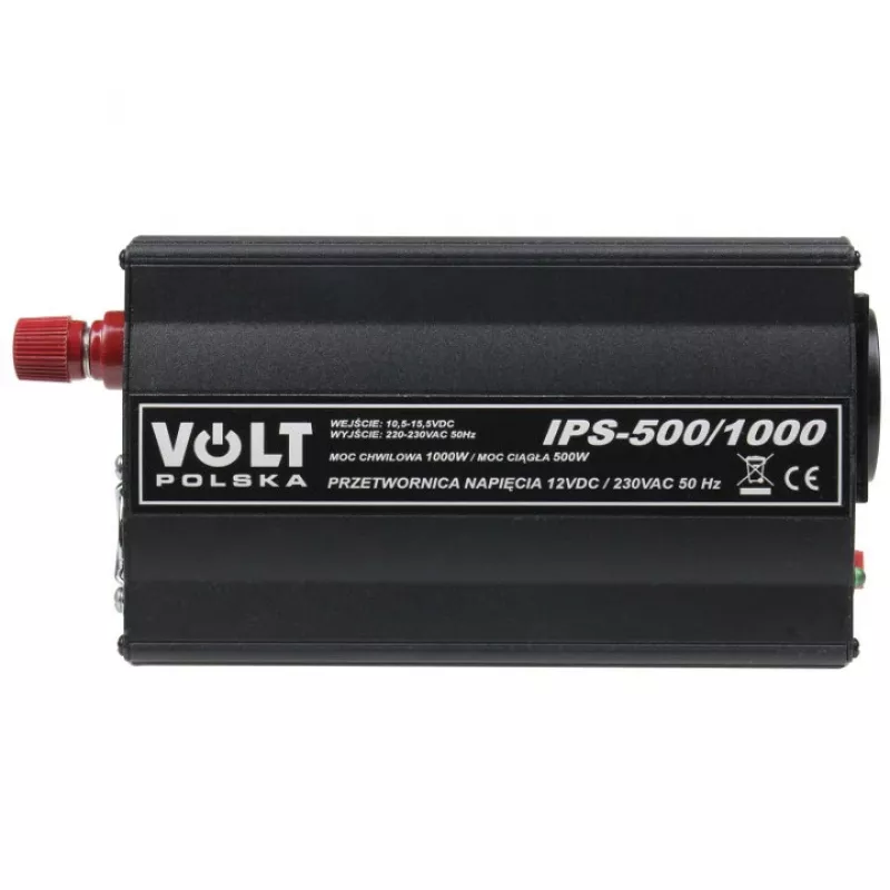 VOLT POLSKA IPS-500/1000 Inverter 12V/230V 500/1000W modifikuota sinusinė banga
