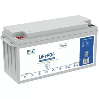 VOLT POLSKA Lithium Iron Phosphate LiFePO4 Battery 12.8V 200Ah 200A