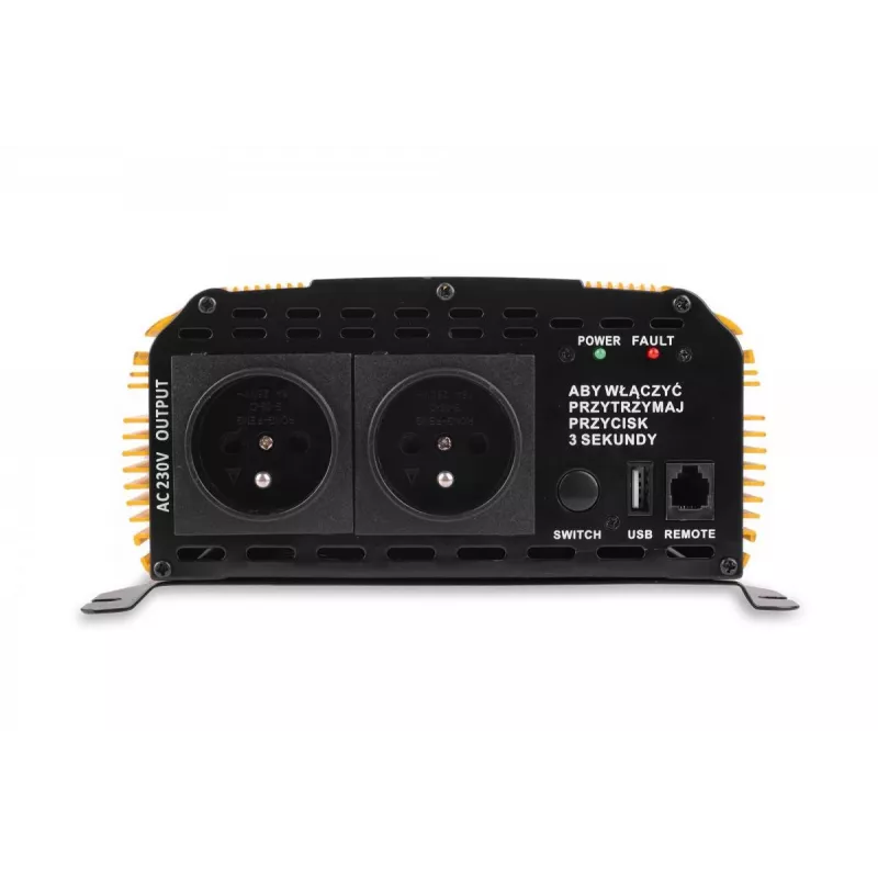 Volt Polska Sinus Plus 1200 gryno sinusoidės keitiklis 24V į 230V 600W/1200W