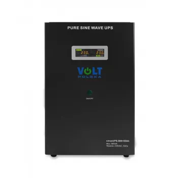 VOLT POLSKA SINUS UPS 800 + 55Ah nepertraukiamo maitinimo šaltinis (500/800W)