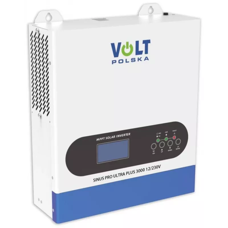 Volt Polska SinusPro ULTRA PLUS 3000 12/230V (1500/3000W) + 100A MPPT gryno sinuso hibridinis keitiklis