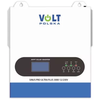 Volt Polska SinusPro ULTRA PLUS 3000 12/230V (1500/3000W) + 100A MPPT gryno sinuso hibridinis keitiklis