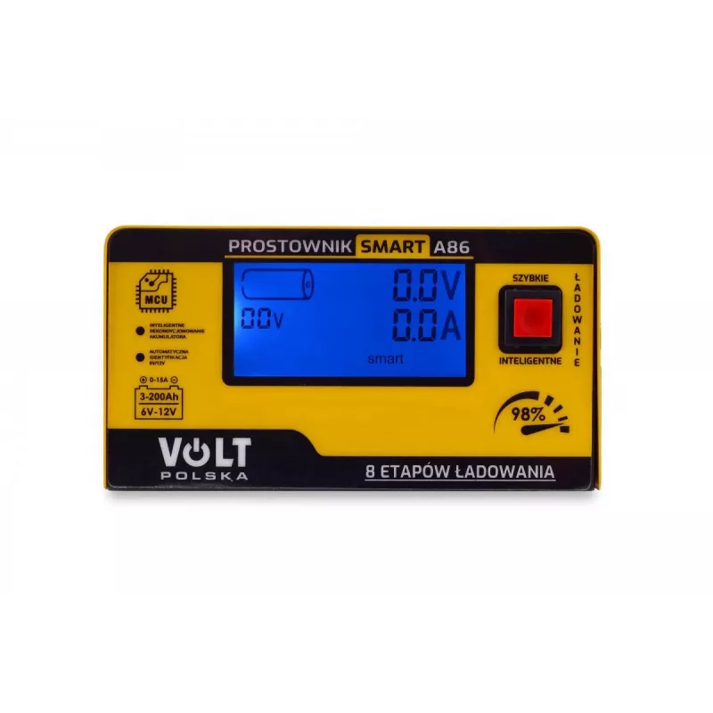 VOLT POLSKA Smart Volt akumuliatoriaus įkroviklis 6V/12V 15A - Modelis 29459