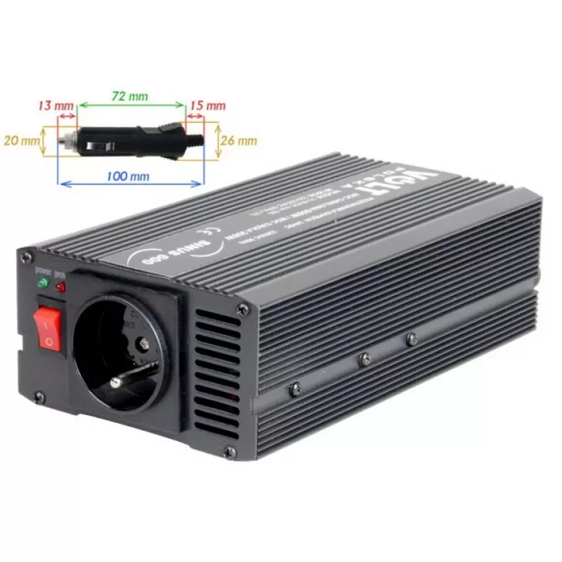 Volt Sinus 600 grynojo sinusinio signalo keitiklis 24V-230V, 300W/600W