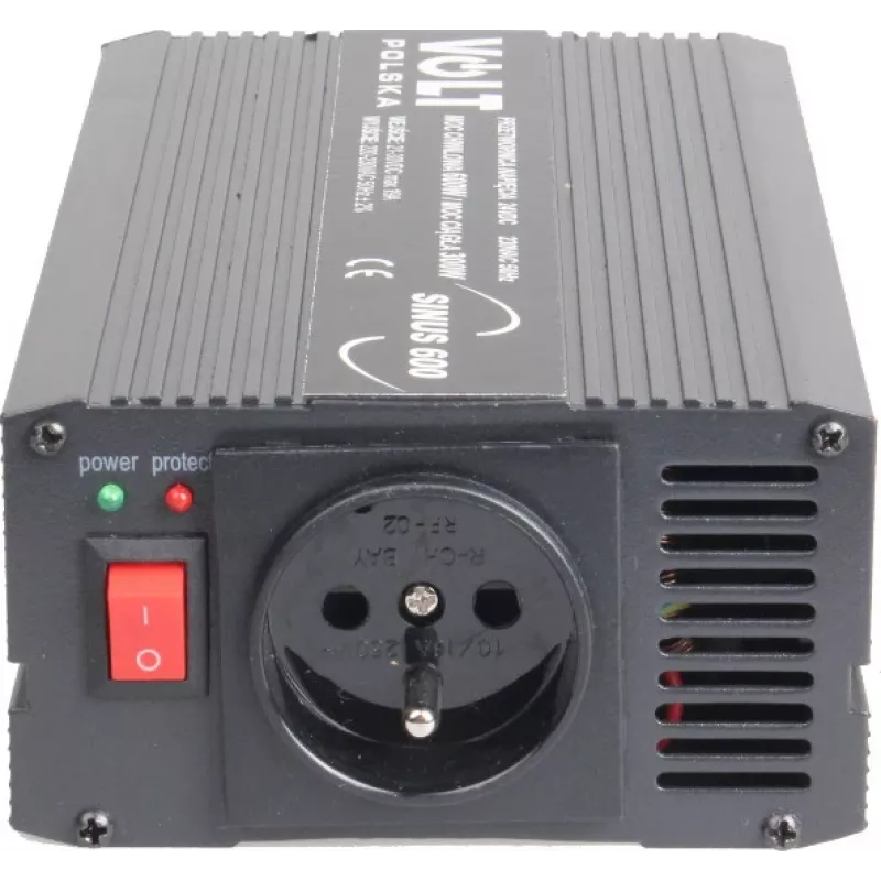 Volt Sinus 600 grynojo sinusinio signalo keitiklis 24V-230V, 300W/600W