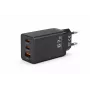 Voltage GaN Charger 67W sieninis įkroviklis, PD 3.0 / QC 3.0, 2x USB-C ir 1x USB-A, EU kištukas, juodas | Kur.lt