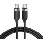 VOLTAGE VEKS100CC100BK USB-C į USB-C silikoninis 100W PD laidas, 1 m, juodas