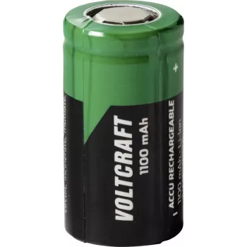 VOLTCRAFT 18350 plokščiojo kontakto Li-Ion baterija 3,7 V 1100 mAh (VC-17666005)