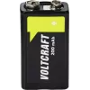 VOLTCRAFT 9 V blokinė akumuliatoriaus baterija NiMH 200 mAh 8,4 V paruošta naudoti, 1 vnt. (VC-17665960)
