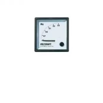 VOLTCRAFT AM-72X72/50HZ analoginis skydinis dažnio matuoklis 45-55 Hz, 400 V AC, 72x72 mm