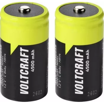 VOLTCRAFT Baby (C) NiMH akumuliatorius 4500 mAh 1,2 V, paruoštas naudoti, 2 vnt. VC-17275485