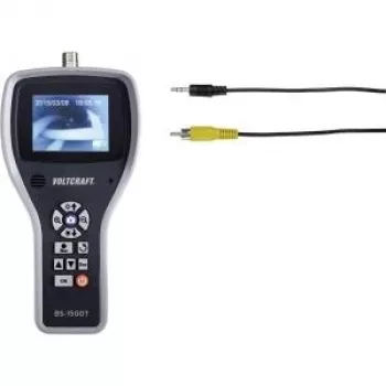 VOLTCRAFT BS-1500T endoskopo bazinis blokas su 3,5 colio TFT LCD, vaizdo ir nuotraukų įrašymu, TV-out, SD kortelės lizdu, 4x skaitmeniniu priartinimu, LED