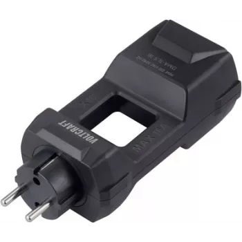 VOLTCRAFT DMA-1LS 16 matavimo adapteris, tamsiai pilkas, 16 A, CAT III 300 V, VC-16041160