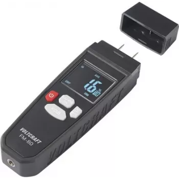 Voltcraft FM-80 medžiagų drėgmės matuoklis su adatiniu ir indukciniu režimu medienai ir statybinėms medžiagoms VC-14432275