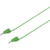 VOLTCRAFT MSB-200 labai lankstus matavimo laidas 2 mm lamelinis kištukas – 2 mm lamelinis kištukas, 0,6 m, žalias, 2,2 A (VC-8557715)