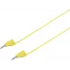 VOLTCRAFT Labai lankstus matavimo laidas [Lamelinis kištukas 2 mm - Lamelinis kištukas 2 mm] 0,6 m Geltonas MSB-200 2,2 A (VC-8557690)