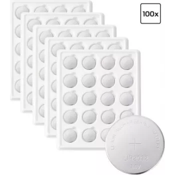 VOLTCRAFT LIR2032 įkraunama ličio jonų monetos elemento baterija 45 mAh 3,6 V, 100 vienetų paketas VC-18689115
