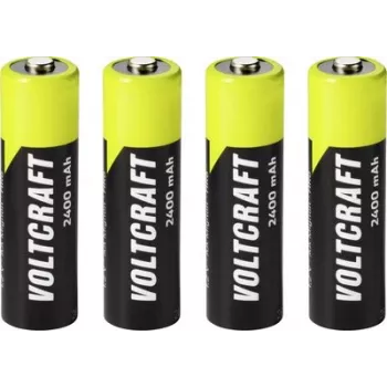 VOLTCRAFT Mignon AA NiMH akumuliatoriai 2400 mAh 1,2 V Ready to Use, 4 vnt. VC-17275455
