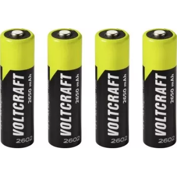 VOLTCRAFT Mignon AA NiMH akumuliatorius 2650 mAh 1,2 V Ready to Use, 4 vienetų paketas VC-17275465