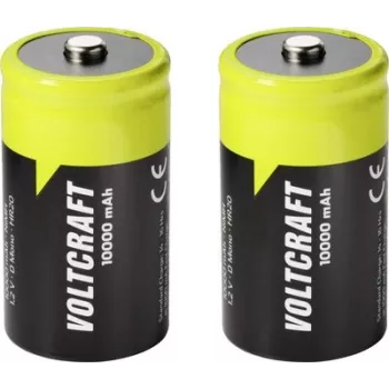 VOLTCRAFT Mono (D) NiMH akumuliatorius 10000 mAh 1.2 V, paruoštas naudoti, 2 vnt. VC-17275505