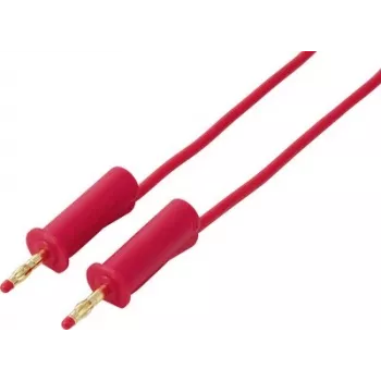 VOLTCRAFT MSB-132 1 m raudonas matavimo laidas 4 mm kištukas – 4 mm kištukas 10 A 1000 V CAT II VC-18709980