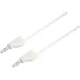 VOLTCRAFT MSB-300-5-WS bandymo laidas, 4 mm bananų kištukas – 4 mm bananų kištukas, 5 m, baltas, 16 A, 30 V AC / 60 V DC, CAT I