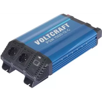 VOLTCRAFT PSW 1500-12-G grynosios sinusoidės inverteris 1500 W 12 V DC į 230 V AC VC-14490405