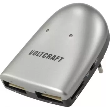 VOLTCRAFT VC-15228900 Li-Ion mygtukinių elementų įkroviklis, 2 lizdų, 3/3,6 V, apsauga nuo perkrovimo