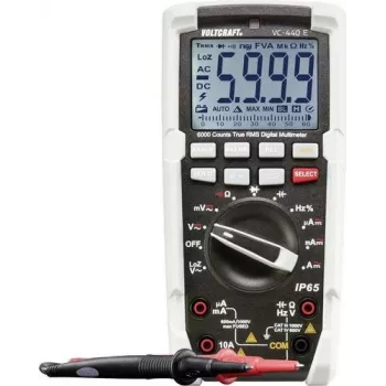 VOLTCRAFT VC-440 E-ISO skaitmeninis multimetras IP65 CAT III 1000V CAT IV 600V 6000 counts True RMS