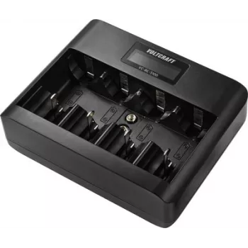 VOLTCRAFT VC-BC-5100 apvaliųjų baterijų įkroviklis NiMH, NiCd, Li-Ion AA, AAA, C, D, 9V blokams VC-17665940