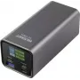 VOLTCRAFT VC-C904 nešiojamas akumuliatorius (power bank) 20000 mAh USB PD 100 W, matinis pilkas, LCD ekranas