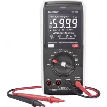 VOLTCRAFT VC292 True RMS skaitmeninis multimetras CAT III 600 V, 6000 rodmenų VC-12884315