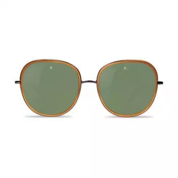 Vuarnet VL1629 Moteriški Akiniai nuo Saulės - Acetatinis Rėmelis, Mineraliniai Stiklai, 53 mm Lęšio Plotis, 17 mm Tiltelis, 145 mm Kojelė - UV400 Apsauga