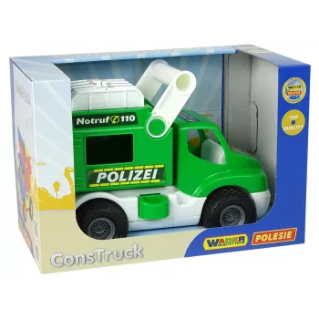 WADER POLESIE Policijos automobilis ConsTruck žalias 41906
