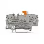 WAGO 2002-1671 2 laidų atjungimo ir testavimo gnybtų blokas su Push-in CAGE CLAMP, pilkas | Kur.lt