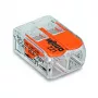 WAGO 221-412 serijos 221 sujungimo jungtis 2 laidininkams, 4 mm², 100 vnt.