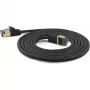 Wantec Patch Cable SSTP CAT7 Ste. CAT6a d=4mm 20,00m Black