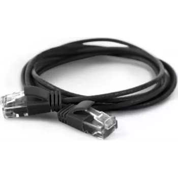 Wantec Patch Cable UTP CAT6a d=2,8mm 20,00m Black