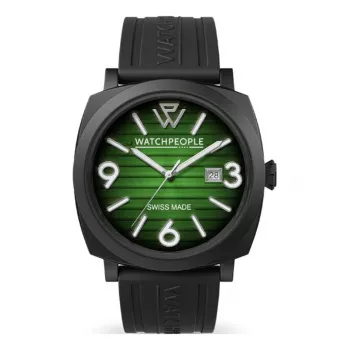WATCHPEOPLE Women's 700989 Analoginis kvarcinis laikrodis 45mm nerūdijantis plienas