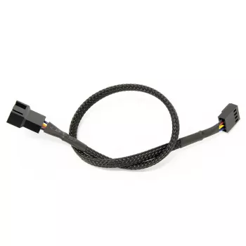 Watercool 4-Pin PWM ilginimo kabelis, juodas – 30 cm