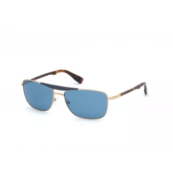 WEB EYEWEAR MAN Akiniai Nuo Saulės WE0274-6032V Havana Green Rectangular Acetate 60/16/140 mm