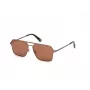 WEB EYEWEAR MAN WE0261-6036E Havana/Rudi acetatiniai rėmeliai su žaliais polikarbonatiniais lęšiais 60/14/145 mm