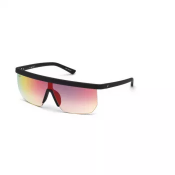 WEB EYEWEAR Vyriški akiniai nuo saulės WE0221-02Z juodas acetatinis rėmelis, pilki lęšiai, UV400
