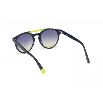 WEB EYEWEAR Unisex akiniai nuo saulės WE0262-5190W kvadratinis acetatinis rėmelis juodas pilki lęšiai 51/19/145 mm