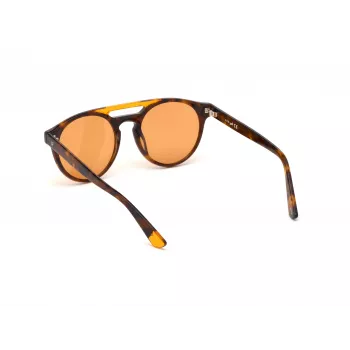 WEB EYEWEAR Unisex WE0262-5156J stačiakampiai acetatiniai akiniai nuo saulės Havana/Brown Gradient 51/19/145 mm UV400