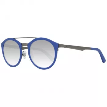 WEB EYEWEAR WE0143-4991X Unisex Akiniai Nuo Saulės, Kietas Acetatinis Rėmelis, Pilki Lęšiai, 49/22/140 mm