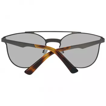 WEB EYEWEAR WE0190-0009C Unisex Akiniai – Geometrinis Juodas Rėmas, Pilki Lęšiai